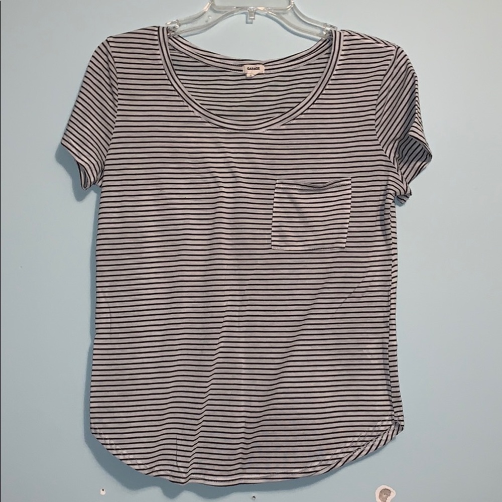 Garage striped t shirt